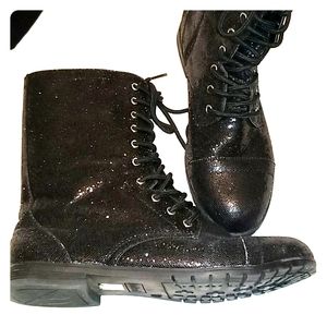 Balera sparkle dance combat boots